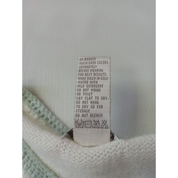 Koret Petites Vintage White and Pastel Embroidered Floral Cardigan Women's Large - Picture 4 of 12